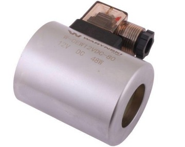 Катушка делителя электромагнитного клапана W-E12DVS6/2-80L. W-E12DVS3/2-80L 12 В постоянного тока 48 Вт