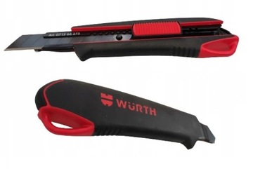 НОЖ ДЛЯ ПОДКЛАДКИ ОБОЕЙ НОЖ ДЛЯ ОБОЕЙ 18ММ + 3 ЛЕЗВИЯ WURTH ГЕРМАНИЯ