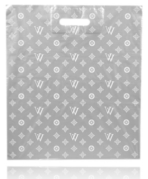 REKLAMÓWKI FOLIOWE VV SREBRNE TORBY 30X40cm 50szt