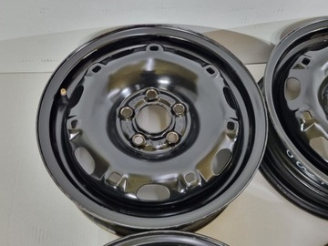 4× DISK OCELOVÝ SKODA OE 5.0" X 14" 5X100 ET 35