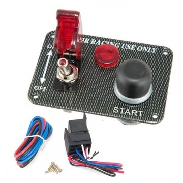 STARTER SILNIKA Z ZABEZPIECZENIEM FLIP-UP I DIODĄ LED 12V OFFROAD DRIFT KJS