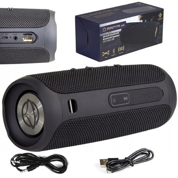 GŁOŚNIK BLUETOOTH PRZENOŚNY FM USB MANTA SPK130GO