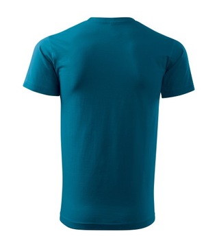 Koszulka męska PREMIUM 3XL kolor niebieska benzyna