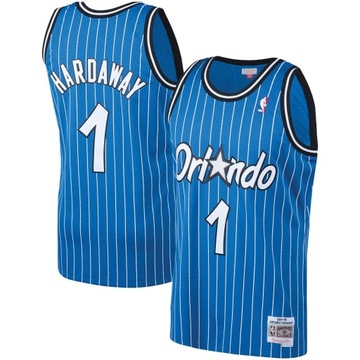 Niebieska koszulka Penny Hardaway Orlando Magic Tall Hardwood Classics, L