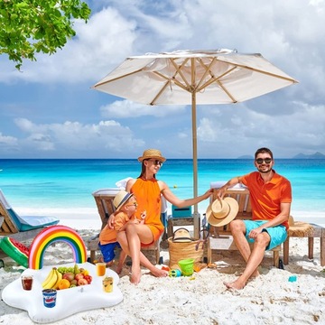 BAREK PŁYWAJĄCY DO BASENU Z UCHWYTAMI 60x40CM