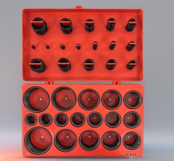 УПЛОТНИТЕЛЬНЫЕ КОЛЬЦА РЕЗИНОВЫЕ УПЛОТНЕНИЯ РЕЗИНЫ НАБОР УПЛОТНИТЕЛЬНЫХ КОЛЬЦЕВ МАСЛЯНОЗАЩИТНЫЙ ОРГАНАЙЗЕР 419 ШТ.