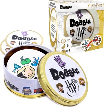 КАРТОЧНАЯ ИГРА-ПАМЯТКА DOBBLE FILM FAIRY TABLE CAN METAL TRAVEL HOME DOBLE