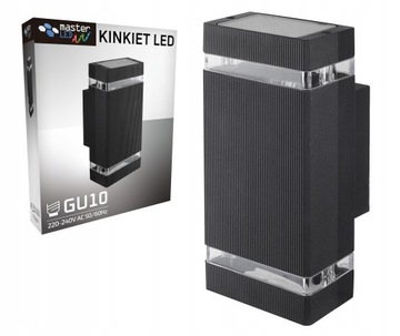 LAMPA OGRODOWA KINKIET ELEWACYJNY ZEWNĘTRZNY OPRAWA 2x35W
