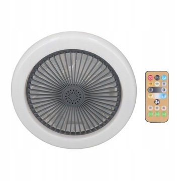 WENTYLATOR SUFITOWY WIATRAK PLAFON LED 30W