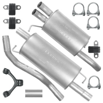 Tłumik zestaw VW T5 5 V 03-15 2.5 TDI BUS SWB