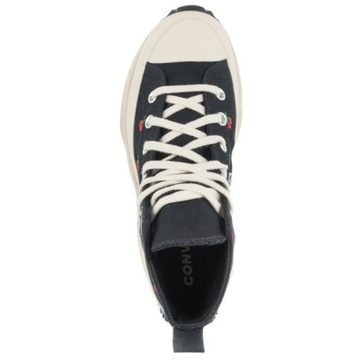 Buty Sneakersy na Platformie Damskie Converse Run Star Hike Hi Czarne