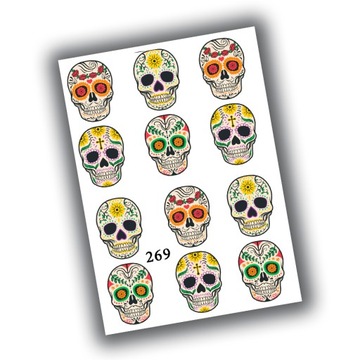 NAKLEJKI HALLOWEEN DLA DZIECI 7,5X10,5 N269