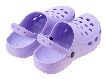 Садовые сабо Crocs из пены ЭВА F-002 лила 39