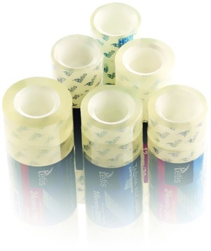 TAŚMA KLEJĄCA SAMOPRZYLEPNA SZKOLNA 18X20 TETIS