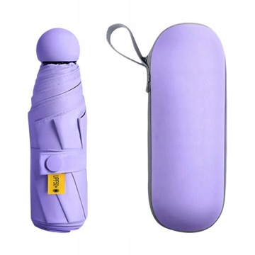 Mini Parasolka Podróżna Parasolka Fioletowa z