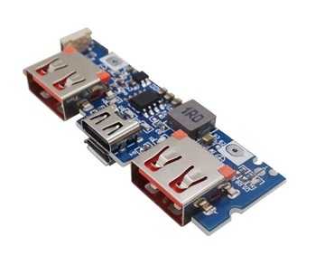 Moduł ładowarki powerbank USB 2,4V Micro USB/typ C