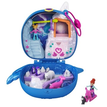 Polly Pocket zestaw GKJ 52 Mroźna kraina, wieloryb