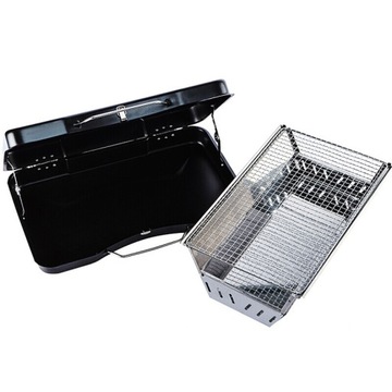 САДОВЫЙ ГРИЛЬ СКЛАДНОЙ ТУРИСТИЧЕСКИЙ ПОРТАТИВНЫЙ УГОЛЬНЫЙ ГРИЛЬ ПОХОДНЫЙ ЧЕМОДАН