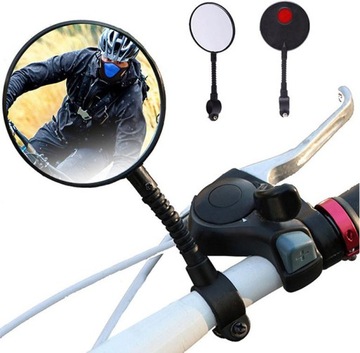 ВЕЛОСИПЕДНОЕ ЗЕРКАЛО ДЛЯ ВЕЛОСИПЕДА, РУЛЬ, КРУГЛОЕ, РЕВЕРСИВНОЕ, РЕГУЛИРУЕМОЕ