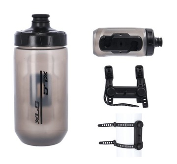 Велосипедная бутылка для воды с магнитным держателем XLC WB-K07 Fidlock 450 мл, бесцветная