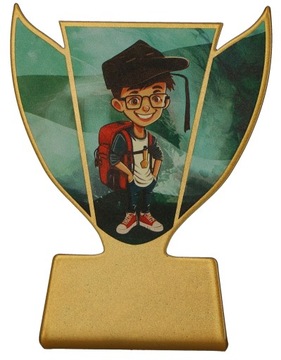 STATUETKA Figurka uczeń koniec roku NAUKA + grawer
