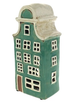 КЕРАМИЧЕСКИЙ ФОНАРЬ ДЛЯ ДОМОВ ПОДСВЕЧНИК ГЛАЗУРНАЯ КЕРАМИКА