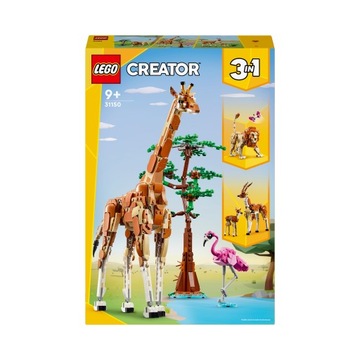 LEGO 31150 CREATOR 3W1 DZIKIE ZWIERZĘTA Z SAFARI