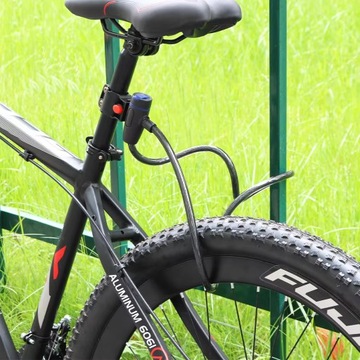 ВЕЛОСИПЕДНЫЙ ЗАМОК ВЕЛОСИПЕДНЫЙ ЗАМОК ПРОЧНЫЙ ТРОС С КЛЮЧОМ