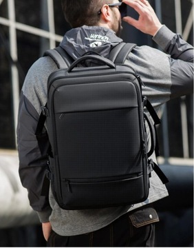 Рюкзак для ноутбука 17,3 FRN5015 USB, ручная кладь, расширяемый и вместительный