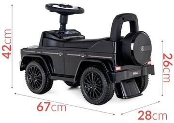BIG RIDE ON авто АВТО толкатель MERCEDES G-CLASS ходунки ЗВУКИ багажник