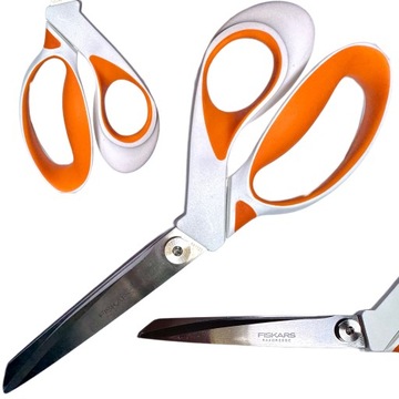 FISKARS NOŻYCZKI RAZOREDGE UNIWERSALNE KRAWIECKIE DO TKANIN NOŻYCE 23 CM