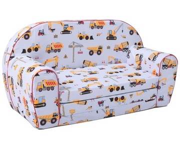 SOFA Z PIANKI DLA DZIECKA DZIECI DO ZABAWY PREZENT SOFA PIANKOWA ROZKŁADANA