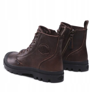 Buty PALLADIUM PAMPA ZIP LEATHER skórzane na suwak