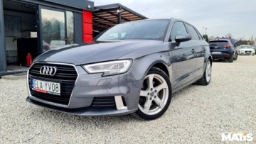 Audi A3 8V 2016 Audi A3 Sportback 2.0Benz Automat Navi climatronic szyberdach 1 rej 2017 b, zdjęcie 9