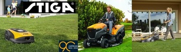 STIGA 40см барабанная ручная цилиндрическая косилка без электричества