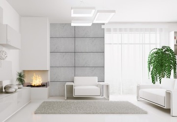 Декоративная стеновая панель 100х50 см Имитация архитектурного бетона