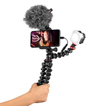 Мобильный комплект для видеоблогов Joby GorillaPod — подставка для микрофона и освещение