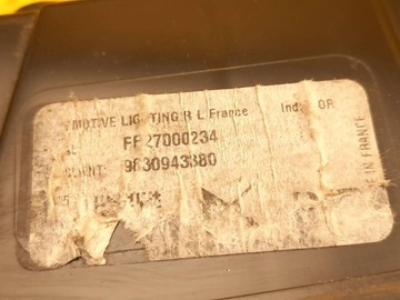 CITROEN DS4 II CROSSBACK SVĚTLO ZADNÍ PRAVÁ 9830943380 22R.-