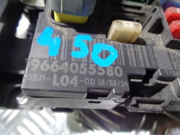 SKRZYNKA BEZPIECZNIKÓW BSM L04-00 MODUŁ BSM-L04-00 PEUGEOT 207 9664055580