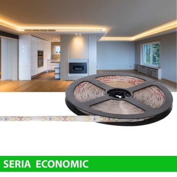 Taśma LED 12V 60LED 4.8W/m BIAŁA CIEPŁA