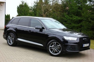 Audi Q7 II SUV 3.0 TDI 272KM 2016 Audi Q7 3.0 TDI 272KM Quattro S-Line Salon PL Bezwypadkowy Serwis Piekne A, zdjęcie 1