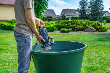 POMPA DO WODY BRUDNEJ CZYSTEJ ZANURZENIOWA SITKO SITO SZAMBA 2100W 1