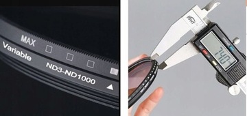 K&F CONCEPT ND3-ND1000 серый фильтр 67 мм