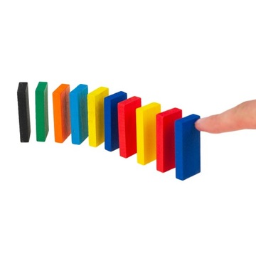 БОЛЬШОЙ ПАЗЛ ДОМИНО ДЕРЕВЯННЫЕ БЛОКИ, 120 ШТ.