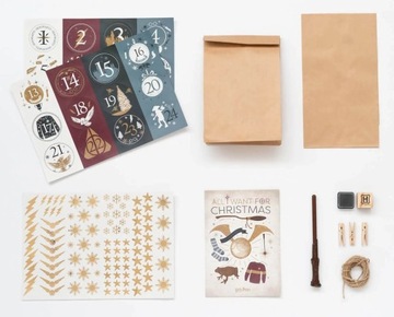 Kalendarz adwentowy Harry Potter Hogwarts markowy