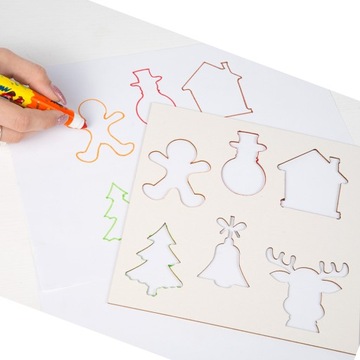 Деревянные игрушки Украшения Рождественские украшения 20 шт.