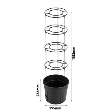 Горшок для выращивания томатов IPOM300, объём 12л.