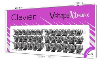 Kępki rzęs Vshape Xtreme Clavier V Mix 10/12/14mm