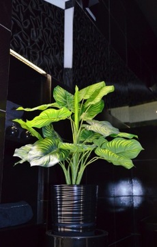 ДЕКОР диаметр цветочного горшка 21 см цвет: черные полоски.