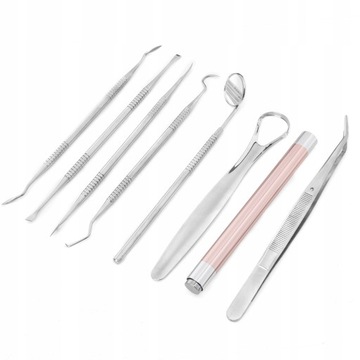 8 sztuk/zestaw Dental skaler do kamienia